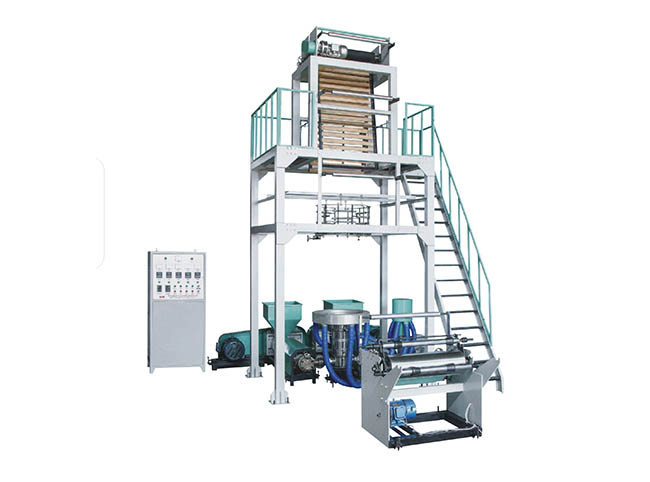 快遞袋吹膜機+製袋機+噴（pēn）膠（jiāo）機